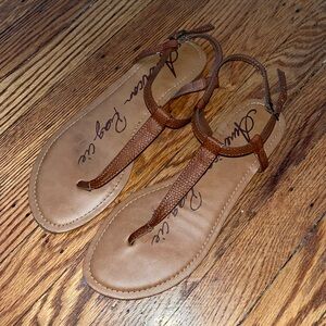 Brown casual sandals